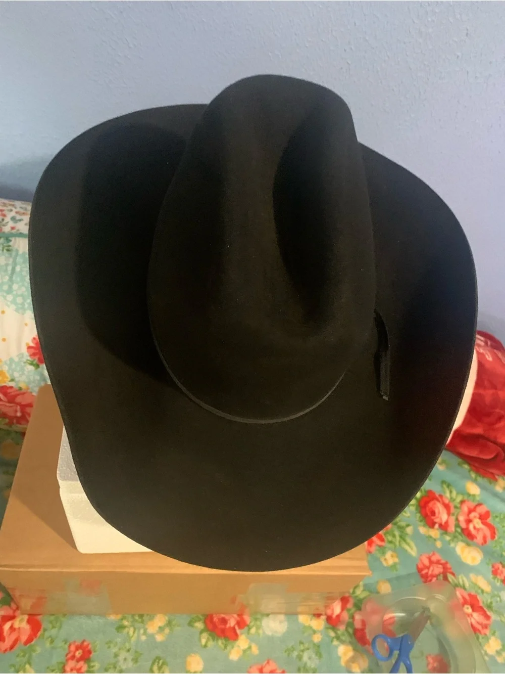 Resistol The Ryon 5X Beaver Black Cowboy Hat Size 7